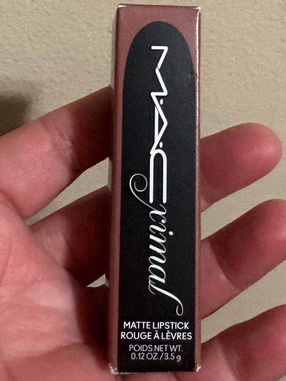 MAC Cosmetics Mineral Matte Lipstick - 669 WARM TEDDY SILKY MATTE New Never Used